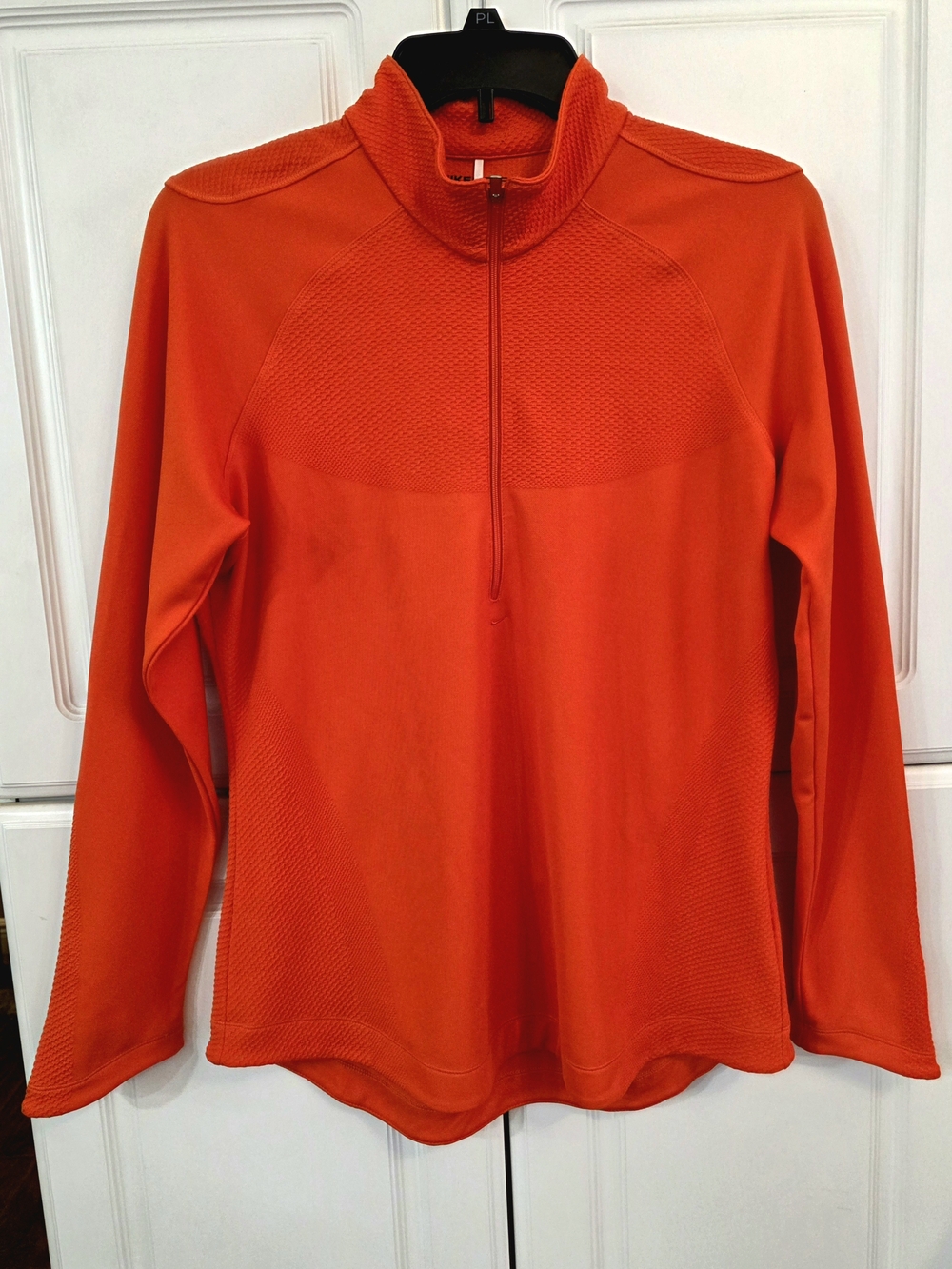 Nike Golf Orange Half-Zip Cowl Turtleneck Pullover- Size Medium- NWT